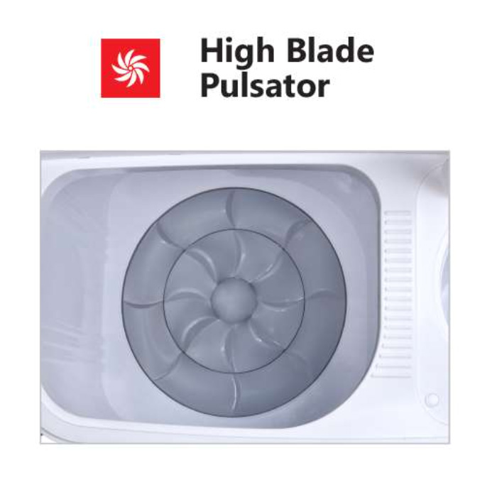 Toshiba Mesin Cuci 2 Tabung Twin Tube E06 Series 9 Kg - VH-H100MN-(WB) | VHH100MN(WB)